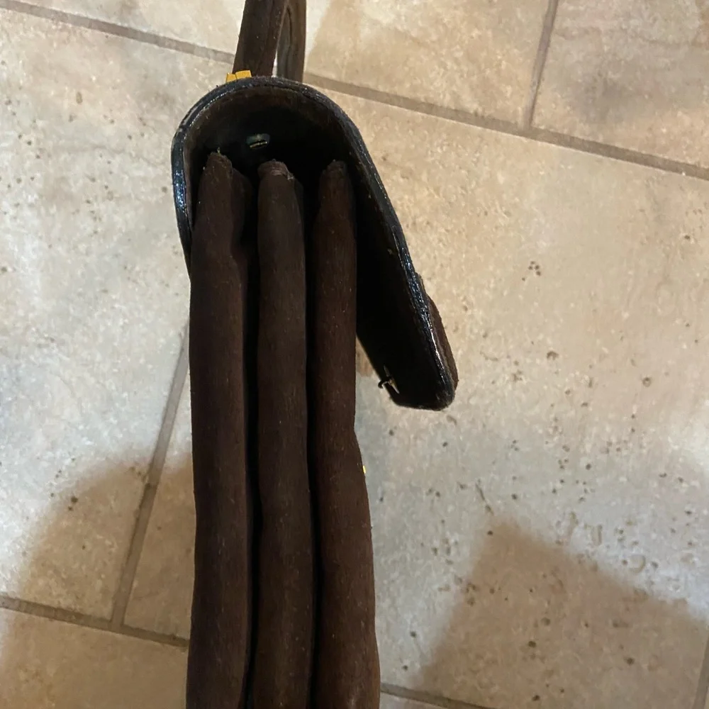 Vintage Tano of Madrid Suede Bag - Picture 9 of 13